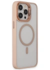 Joko iPhone 15 Pro Max Kılıf Roblox Lens Magsafe Standlı Kapak - Pudra