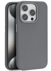 Joko iPhone 15 Pro Max Kılıf Wonder Deri Magsafe Kapak - Titan Gri