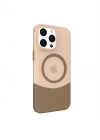 Joko iPhone 15 Pro Max PC Suit Magsafe Kapak - Kahverengi