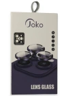 Joko iPhone 15 Pro Max PVD Metal Kamera Lens - Gri