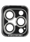 Joko iPhone 15 Pro Max PVD Metal Kamera Lens - Gümüş