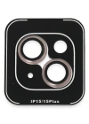 Joko iPhone 15 PVD Metal Kamera Lens - Pembe
