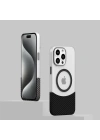 Joko iPhone 16 Plus Carbon Puzzle Magsafe Kapak - Beyaz
