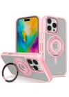 Joko iPhone 16 Pro Banza Magsafe Standlı Kapak - Pembe