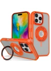 Joko iPhone 16 Pro Banza Magsafe Standlı Kapak - Turuncu