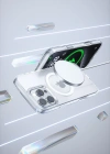 Joko iPhone 16 Pro Gleam PC Sert Magsafe Kılıf - Şeffaf