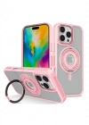 Joko iPhone 16 Pro Max Banza Magsafe Standlı Kapak - Pembe