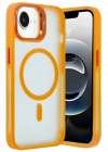 Joko iPhone 16E Flet Lens Magsafe Kapak - Turuncu