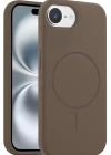 Joko iPhone 16E Kılıf Jully Magsafe Kapak - Kahverengi