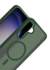 Joko Samsung Galaxy A56 Jota Magsafe Kapak - Koyu Yeşil
