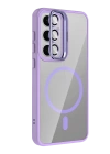 Joko Samsung Galaxy S24 FE Remim Lensli Magsafe Standlı Kapak - Lila
