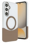 Joko Samsung Galaxy S24 FE Velar Magsafe Kapak - Çöl Titanyum