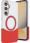 Joko Samsung Galaxy S24 FE Velar Magsafe Kapak - Kırmızı
