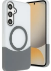 Joko Samsung Galaxy S24 FE Velar Magsafe Kapak - Natural Grey