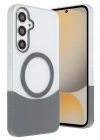 Joko Samsung Galaxy S24 FE Velar Magsafe Kapak - Natural Grey