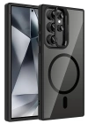 Joko Samsung Galaxy S24 Ultra Remim Lensli Magsafe Standlı Kapak - Siyah