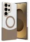Joko Samsung Galaxy S24 Ultra Velar Magsafe Kapak - Çöl Titanyum