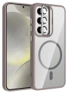 Joko Samsung Galaxy S25 Remim Lensli Magsafe Standlı Kapak - Titan Gri