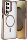 Joko Samsung Galaxy S25 Ultra Flet Lens Magsafe Kapak - Gold