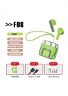 Karler Bass F08 Dijital Şarj Göstergeli TWS Bluetooth Kulaklık - Yeşil
