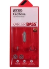 Karler Bass KR-204 Kablolu Kulaklık - Kırmızı