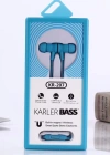 Karler Bass KR-207 Mıknatıslı Kablolu Kulaklık - Mavi