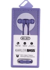 Karler Bass KR-207 Mıknatıslı Kablolu Kulaklık - Mor