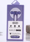 Karler Bass KR-207 Mıknatıslı Kablolu Kulaklık - Mor