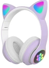 Karler Bass STN28 Kablosuz Kedi Kulaklık - Lila