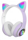 Karler Bass STN28 Kablosuz Kedi Kulaklık - Lila