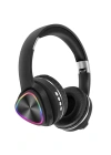 Karler Bass Tune 650 BT RGB Kablosuz Kafaüstü Kulaklık - Siyah
