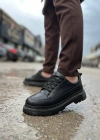 KB-702 Kuback Kömür Cilt Günlük Erkek Ayakkabı