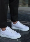 KB-BX1  Kuback Beyaz Cilt Yüksek Beyaz Taban Günlük Erkek Ayakkabı