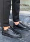 KB-BX1  Kuback Siyah Cilt Yüksek Siyah Taban Günlük Erkek Ayakkabı
