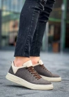 KB-X204 Kuback Taba Bej Keten Bej Yüksek Taban Günlük Erkek Spor Ayakkabı