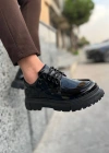 KB-X6 Kuback Kömür Rugan Günlük Erkek Ayakkabı