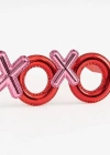 Kırmızı Renk Xoxo Yazılı Parti Gözlüğü 17x7 cm