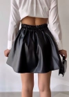 Kısa deri çan etek h26599