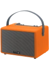 Konfulon F31 50W Sürücülü 2 Adet Mikrofonlu BT 5.2 Kablosuz Hoparlör - Turuncu