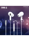 Konfulon INA16 Type-C Kablolu Kulak İçi Kulaklık - Beyaz