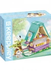 KP28018 Keeppley Lovely Street Calico Cat Comic House Blok Seti -Vagonlife