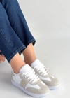 Lunga Beyaz Cilt Bağcıklı Spor Ayakkabı