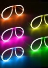 Neon Glow Fosfor Gözlük – Festival & Parti (12'li Set)