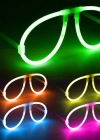 Neon Glow Fosfor Gözlük – Festival & Parti (12'li Set)