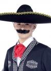 NessiWorld Sombrero Meksika Şapkası Mariachi Altın Şeritli Yetişkin Boy
