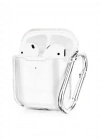 Newface Airpods 2 (2.nesil) Hang Kılıf - Şeffaf