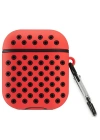 Newface Airpods 2 (2.nesil) Spor Delikli Kılıf - Kırmızı-Siyah