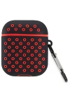 Newface Airpods 2 (2.nesil) Spor Delikli Kılıf - Siyah-Kırmızı