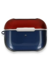 Newface Airpods 3 (3.nesil) 3in1 Kılıf - Lacivert-Kırmızı