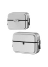 Newface Airpods 3 (3.nesil) 404 Kilitli Kılıf - Gri